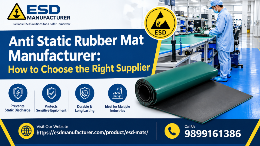 Anti Static Rubber Mat Manufacturer: How to Choose the Right Supplier